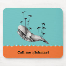 Rufen Sie mich @ishmael Mousepad Farbe an