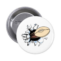 Rugby Anstecknadelbuttons