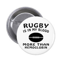 Rugby-Entwurf Buttons