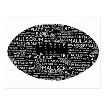 Rugby-Gewerkschafts-Geschenke Postkarten