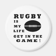 Rugby ist mein Leben Kühlschrankmagnete