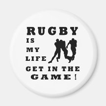 Rugby ist mein Leben Kühlschrankmagnete