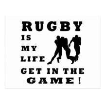 Rugby ist mein Leben Postkarten