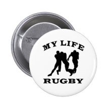 Rugby mein Leben Button