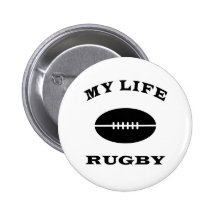Rugby mein Leben Buttons