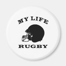 Rugby mein Leben Kühlschrankmagnet