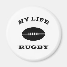 Rugby mein Leben Kühlschrankmagnet