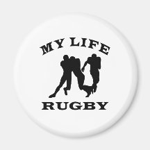 Rugby mein Leben Kühlschrankmagnete
