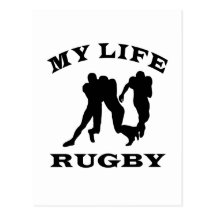 Rugby mein Leben Postkarte