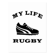 Rugby mein Leben Postkarte