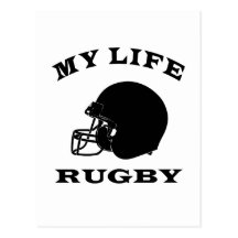 Rugby mein Leben Postkarte