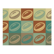 Rugby-Pop-Kunst Postkarten