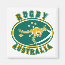 Rugbyaustralien-Känguru Wallabyaustralier Kühlschrankmagnete