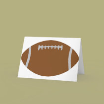 Rugbyballillustration des amerikanischen Fußballs karten