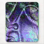 Ruhe-blaue Kunst Mousepad