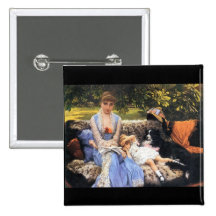 Ruhe durch James Tissot Anstecknadel