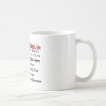 "Ruhestands-Zeitplan-" lustige Geschenke Tee Tasse