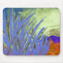 Ruhige Schilfe im Sommer Mousepads