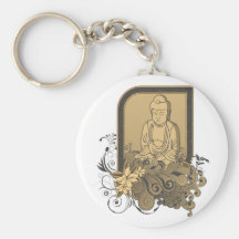 Ruhiger Buddha Schlüsselbänder