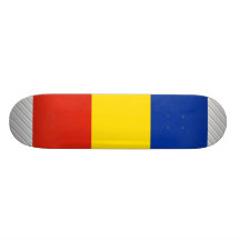 Rumänien-Flagge Personalisierte Skateboarddecks