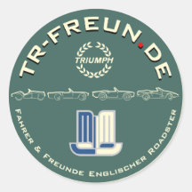 Runder Aufkleber TR-Freun.de