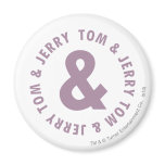 Rundes Logo 10 Toms und Jerry magnete