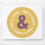 Rundes Logo 3 Toms und Jerry mousepads