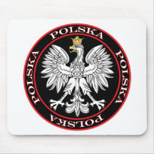 Rundes Polska Eagle Mousepads