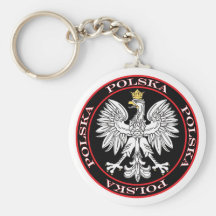 Rundes Polska Eagle Schlüsselbänder