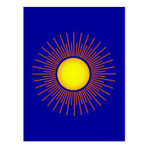 rune Sonne sun Postkarten