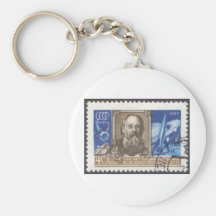 Russe-Wissenschaftler Konstantin Tsiolkovsky Schlüsselanhänger
