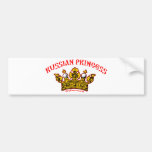 Russische Prinzessin Autoaufkleber