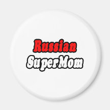 Russischer SuperMom Kühlschrankmagnete