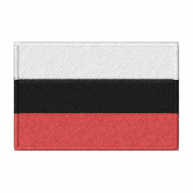 RUSSLAND BESTICKTES POLO HEMD