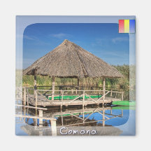 Rustikales Dock Kühlschrankmagnete