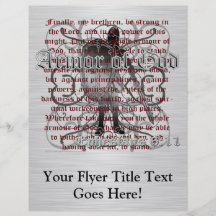 Rüstung des Gott-Soldaten Flyerdruck