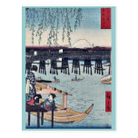 Ryogoku in der OstHauptstadt durch Ando, Hiroshige Postkarten