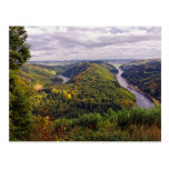 saar river bending postkarten