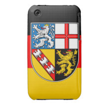 Saarland Flagge Case-Mate iPhone 3 Hülle