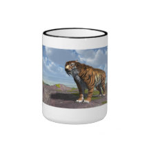 Säbel-Zahn-Tiger Kaffee Tasse