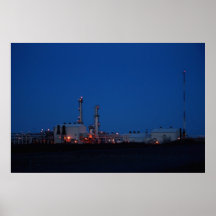 Sable-Gas-Pflanze, Goldboro, N.S. Plakatdrucke
