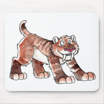 Sabretooth Tiger Mousepad