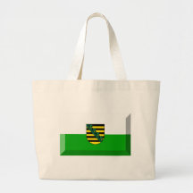 Sachsen-Flaggen-Edelstein Tasche