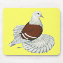 Sächsisches Schild-rotes weißes Bar Mousepads