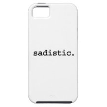 sadistisch iPhone 5 etui