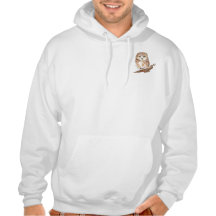 Säge whet Eule Kapuzensweatshirts