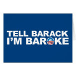 Sagen Sie Barack, das ich Baroke bin Karte