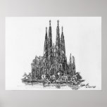 Sagrada Familia Plakatdruck