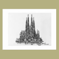 Sagrada Familia postkarten
