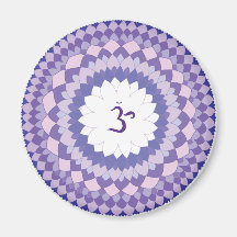 Sahasrara chakra mandala magnets